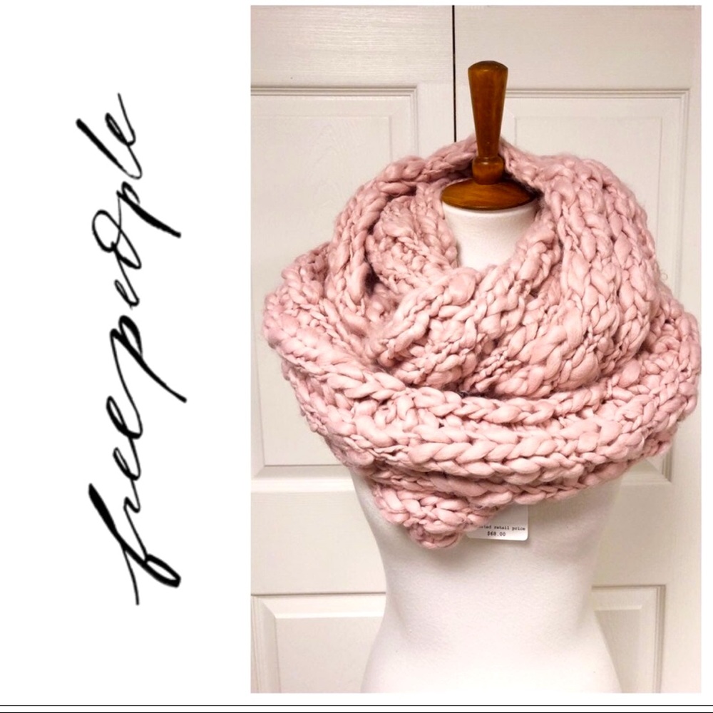 Chunky Knit Free People Infinity Scarf